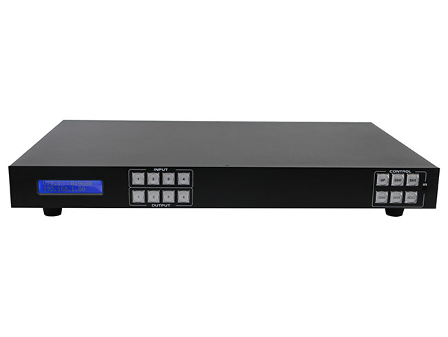 4K60 4x4 HDMI Matrix Switcher With EDID and Audio Support App Control