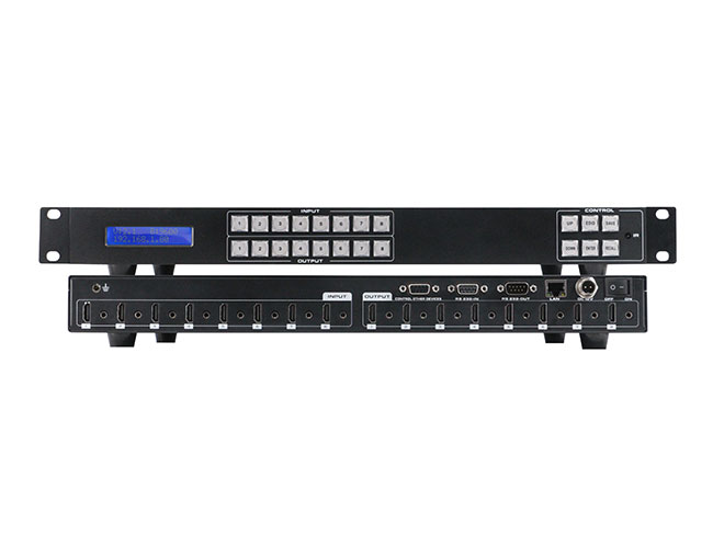 4K60 HDMI 2 8x8 Matrix Switcher with Audio and EDID management